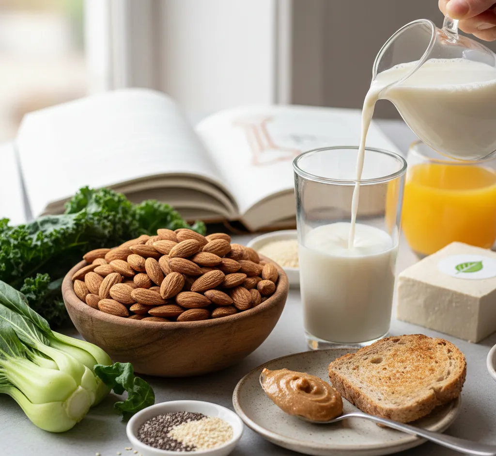 Almonds as a Calcium Alternative for Vegans: Benefits, Limits, and Smart Ways to Use Them