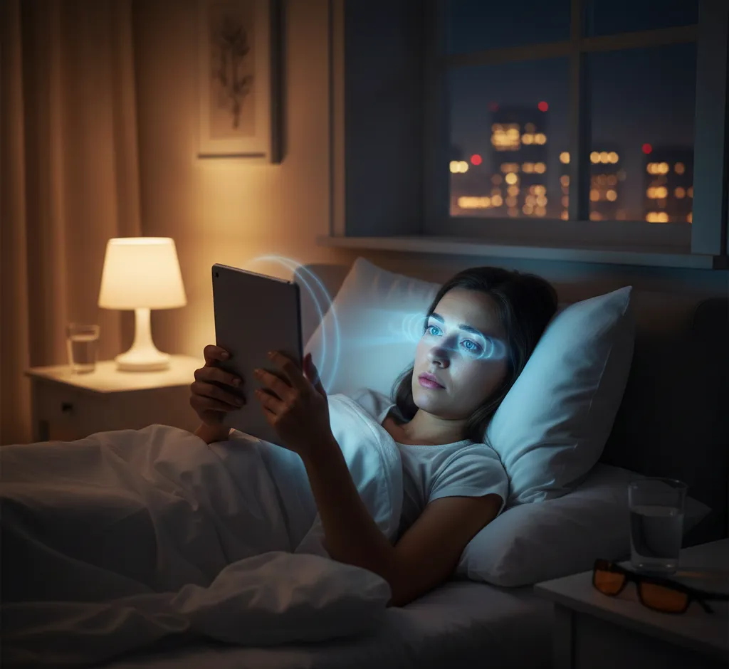 How Blue Light From Screens Disrupts Sleep (And What To Do About It)