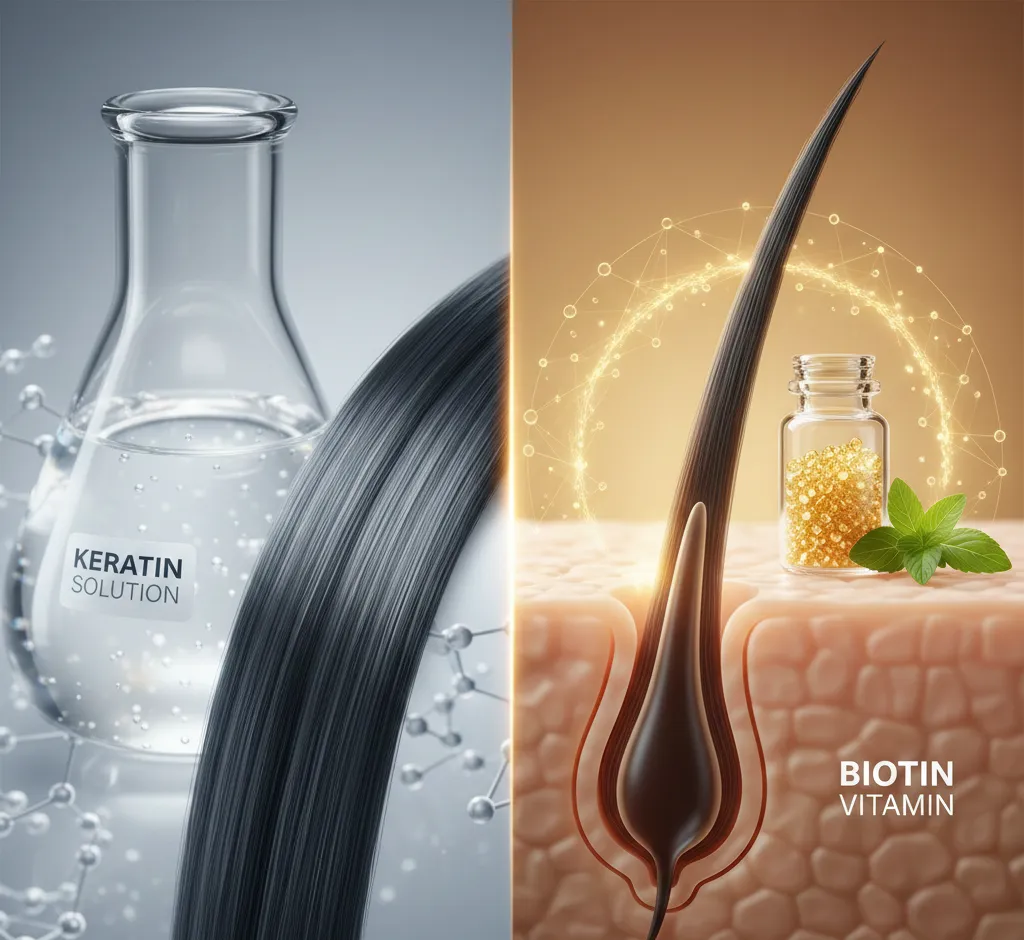Keratin vs. Biotin: The Ultimate Showdown for Hair Growth and Strength