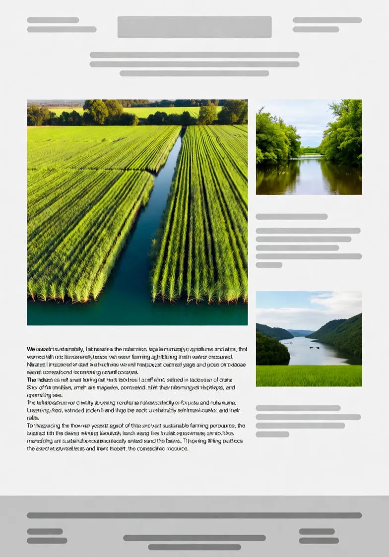 Nitrates in Agricultural Runoff: Causes, Consequences, and Pathways to Cleaner Waters
