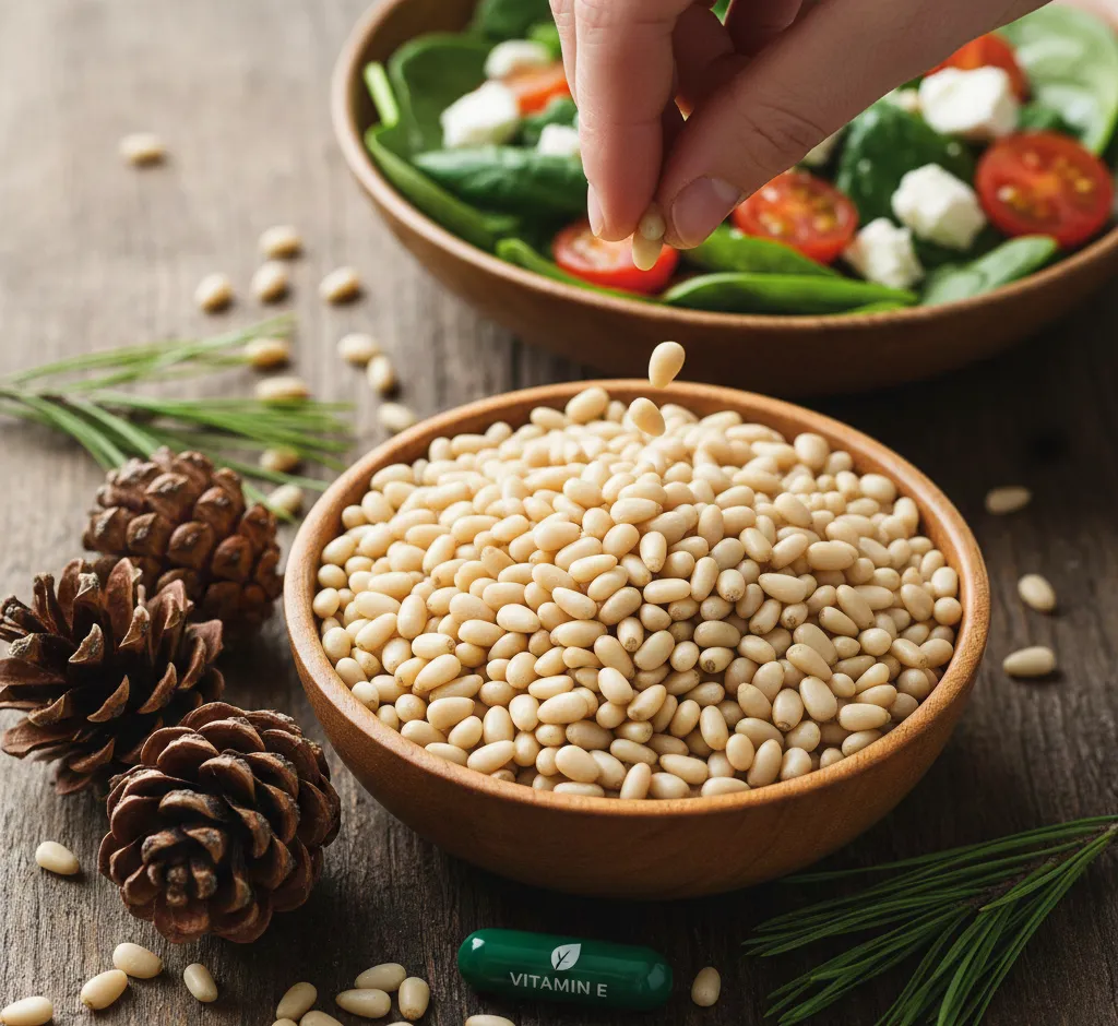 Pine Nuts Rich in Vitamin E: Health Benefits, Uses, and Nutrition Guide