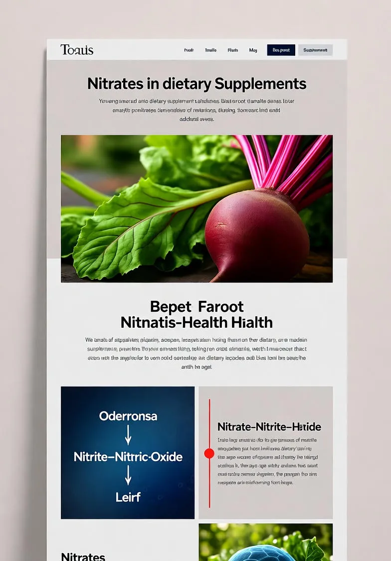 Unlocking the Power of Nitrates in Dietary Supplements: Benefits, Risks, and Optimal Usage